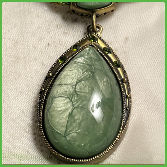 Bohemian Teardrop Beaded Necklace - Picture 7 of 10